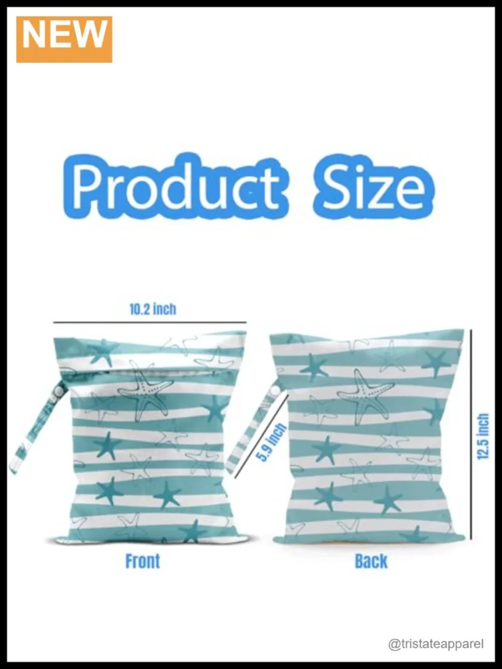 Wet Dry Bag Travel Swimsuit Beach Pool Diapers Gym Clothes